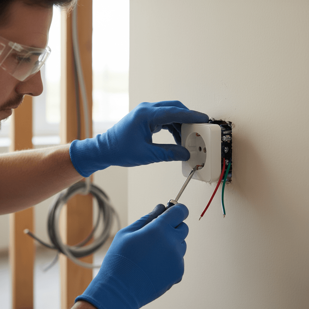 New wiring installation