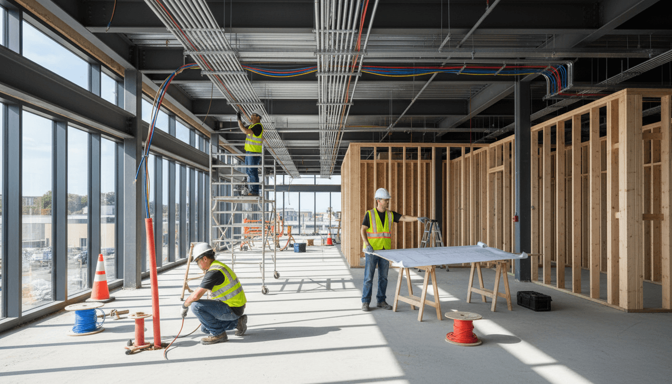 New electrical system installation